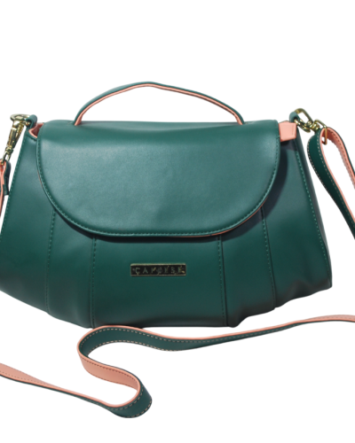 Helen Bag – Green and peach