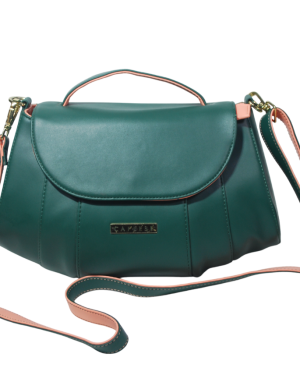 Helen Bag – Green and peach