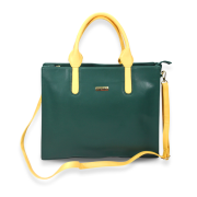 Fiona Bag -Green and Yellow