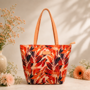 Glitter flower – Coral