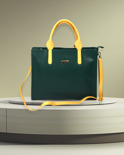 Fiona Bag -Green and Yellow