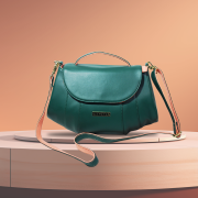 Helen Bag – Green and peach