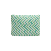Flamingo- Pistachio Chevron
