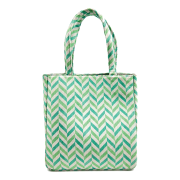 Flamingo- Pistachio Chevron