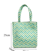Flamingo- Pistachio Chevron