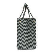 Flamingo – Blue chevron