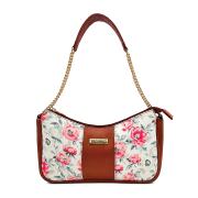 Visalia Hobo Medium – Gray Pink flower
