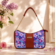 Visalia Hobo Medium – Purple Multi flower