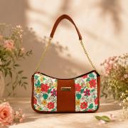 Visalia Hobo Medium – White Multi flower