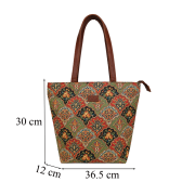 Glitter Polyester – Tan